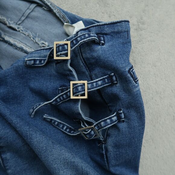 LITZ Premium Jeans Women's Size 27 Blue Mid-Rise Flare Denim Pants 31" Inseam - Picture 11 of 16